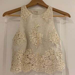 Donna Morgan Crop Top Size 2